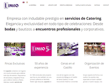 Tablet Screenshot of cateringlepanto.com